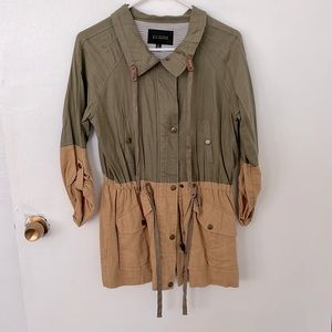 Color-block Utility Jacket (S)